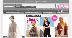 Desktop Screenshot of filati-outlet.com