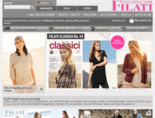 Tablet Screenshot of filati-outlet.com